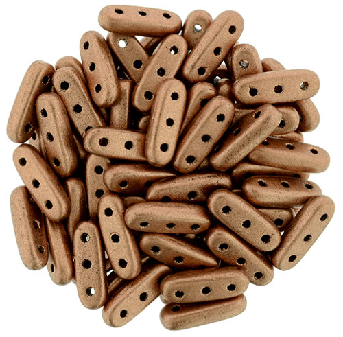 CzechMates 3-Hole Beam - #K0177 Copper Metallic Matte
