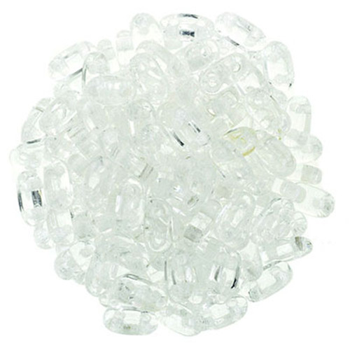 CzechMates 2-Hole Bar - #0003 Clear Transparent