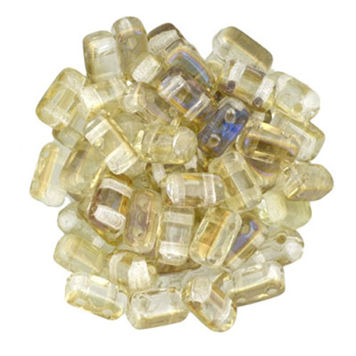 CzechMates 2-Hole Brick - #W0003 Clear Twilight