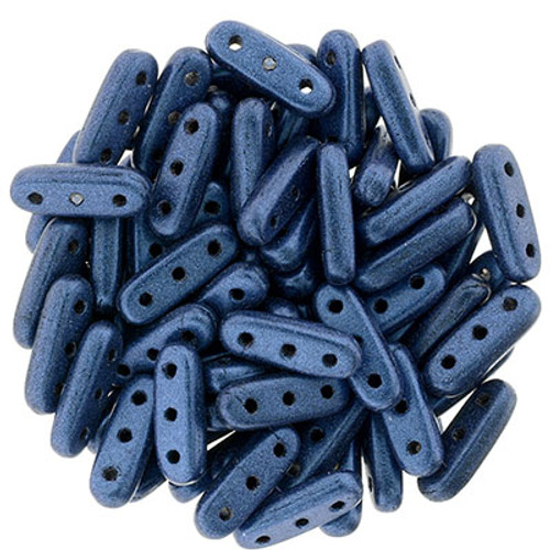 CzechMates 3-Hole Beam - #79031 Metallic Suede Blue