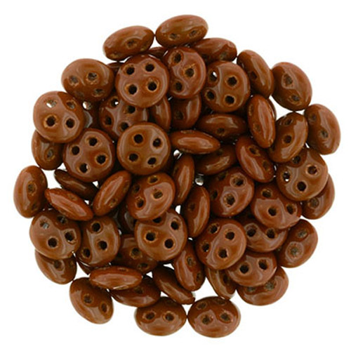 CzechMates 4-Hole QuadraLentil - #13600 Umber