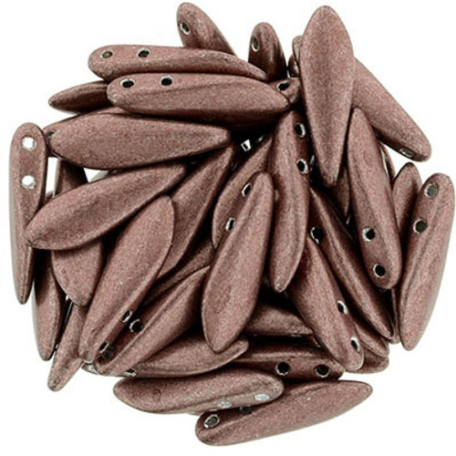 CzechMates 2-Hole Dagger - #04B04 ColorTrends: Saturated Metallic Butterum