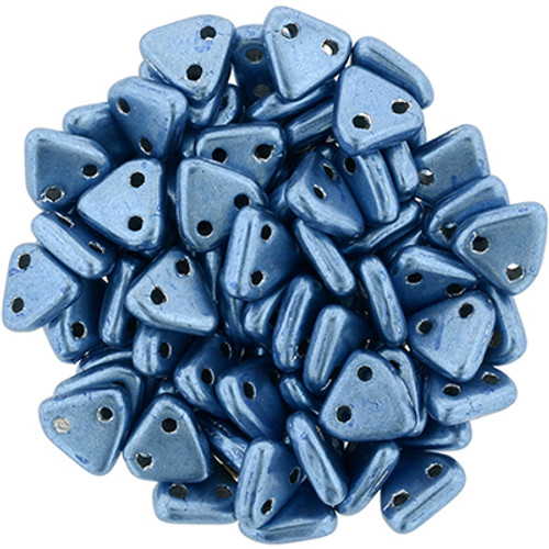CzechMates 2-Hole Triangle - #05A05 ColorTrends: Saturated Metallic Little Boy Blue