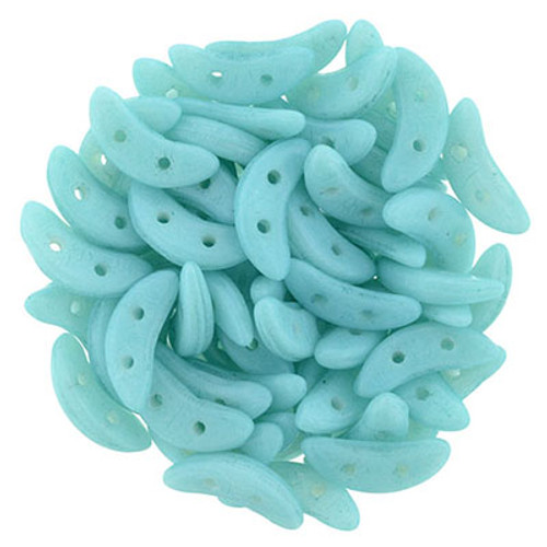 CzechMates 2-Hole Crescent - #PS0009 ColorTrends: Limpet Shell Opaque