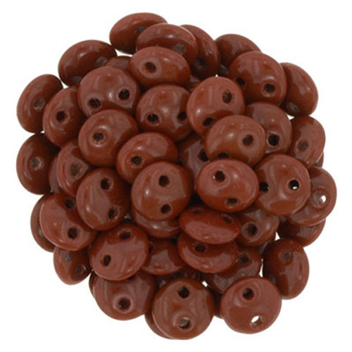 CzechMates 2-Hole Lentil - #13610 Umber