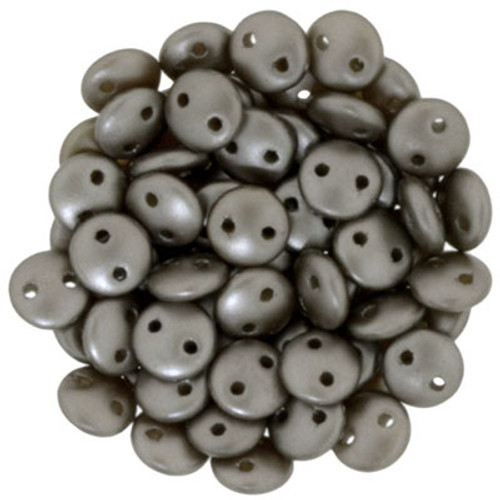 CzechMates 2-Hole Lentil - #25005 Pearl Coat Brown Sugar CzechMates 2-Hole Lentil - #25005 Pearl Coat Brown Sugar