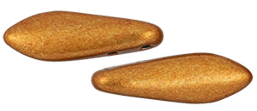 CzechMates 2-Hole Dagger - #06B06 ColorTrends: Saturated Metallic Russet Orange