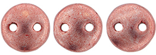 CzechMates 2-Hole Lentil - #05A07 ColorTrends: Saturated Metallic Blooming Dahlia