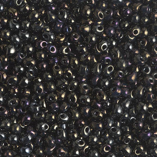 2.8mm Drop Bead - #458 Brown Rainbow Metallic