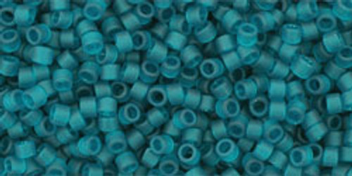 Toho Treasures 11/0 - #0007BDF Teal Transparent Matte Toho Treasures 11/0 - #0007BDF Teal Transparent Matte