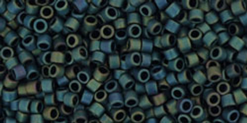 Toho Treasures 11/0 - #0084F Moss Metallic Rainbow Matte