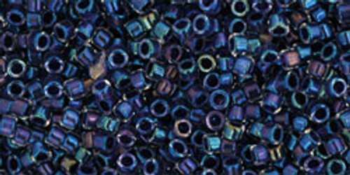 Toho Treasures 11/0 - #0181 Tanzanite Inside Color Lined Rainbow