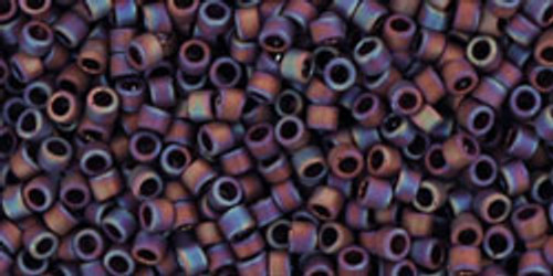 Toho Treasures 11/0 - #0406F Oxblood Opaque Rainbow Matte Toho Treasures 11/0 - #0406F Oxblood Opaque Rainbow Matte
