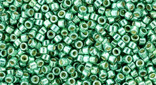 Toho Treasures 11/0 - #0561 Green Teal Galvanized Toho Treasures 11/0 - #0561 Green Teal Galvanized