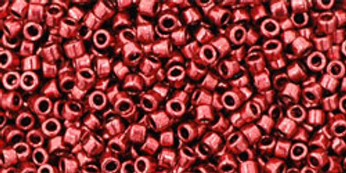 Toho Treasures 11/0 - #0564 Brick Red Galvanized Toho Treasures 11/0 - #0564 Brick Red Galvanized