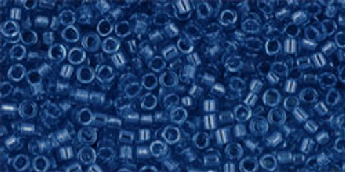 Toho Treasures 11/0 - #0932 Aqua / Capri Blue Inside Color Lined Toho Treasures 11/0 - #0932 Aqua / Capri Blue Inside Color Lined