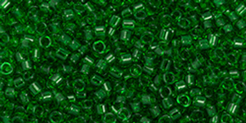 Toho Treasures 11/0 - #0007B Grass Green Transparent