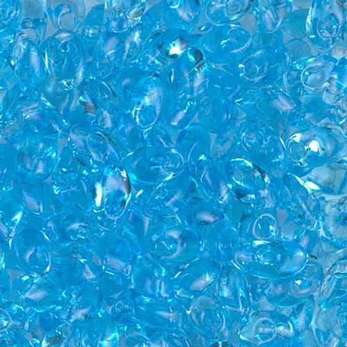 Long Magatamas - #148 Aqua Transparent