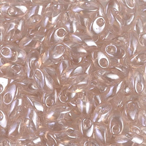 Long Magatamas - #3502 Tan Transparent Luster