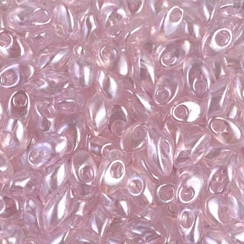 Long Magatamas - #3503 Pale Orchid Transparent Luster