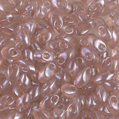 Long Magatamas - #3512 Blush Transparent Luster