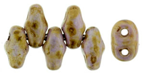 MiniDuo - #P15695 Gold Smoky Topaz Opaque Luster