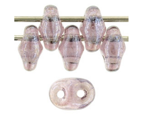SuperDuo Bead - #L2006 Amethyst Luster
