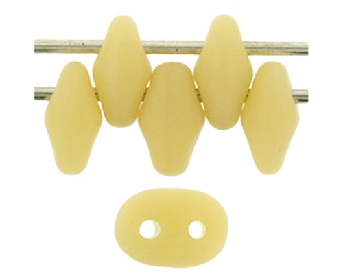 SuperDuo Bead - #M13020 Beige Opaque Matte