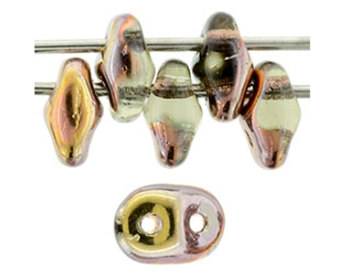 SuperDuo Bead - #A4002 Black Diamond Apollo