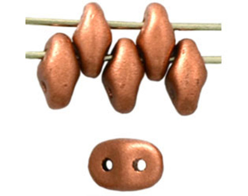 SuperDuo Bead - #K0177 Copper Metallic Matte