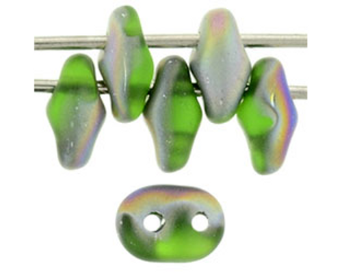 SuperDuo Bead - #MV5005 Green Matte - Vitral
