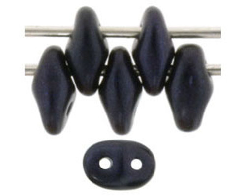 SuperDuo Bead - #79022 Metallic Suede - Dark Purple