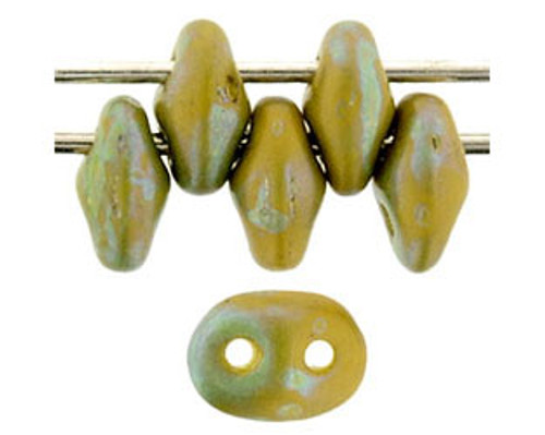 SuperDuo Bead - #MNB8312 Nebula - Yellow Opaque Matte