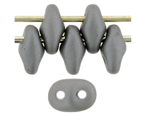 SuperDuo Bead - #29403 Satin Metallic - Gray