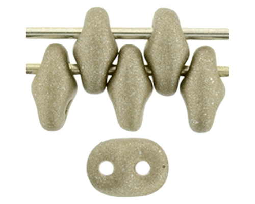 SuperDuo Bead - #29416 Satin Metallic - Khaki