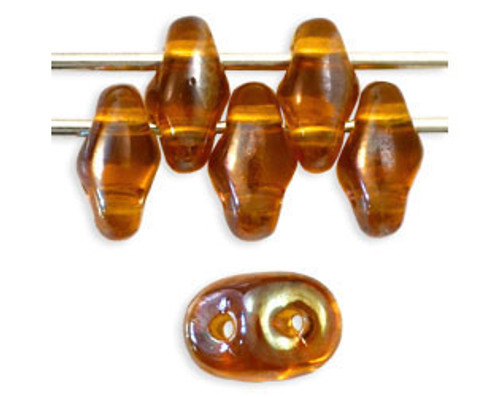 SuperDuo Bead - #Z1006 Topaz Celsian
