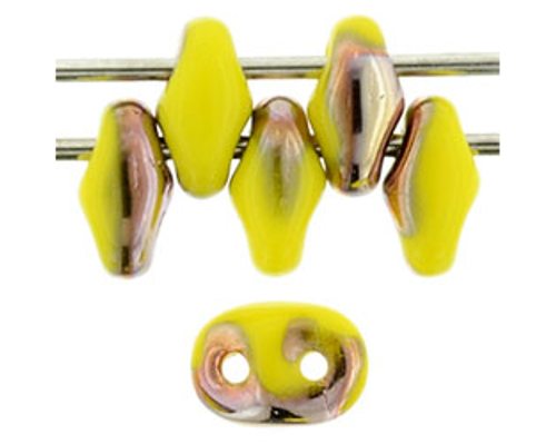 SuperDuo Bead - #A8312 Yellow Opaque - Apollo