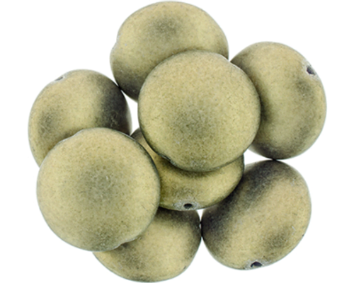 Cushion Round 14mm - #MSG2051 Sueded Gold Tanzanite