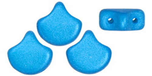 Ginkgo Leaf Bead - Chatoyant - Sky Blue