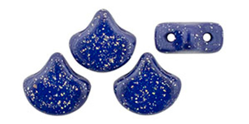 Ginkgo Leaf Bead - Stardance - Midnight Blue