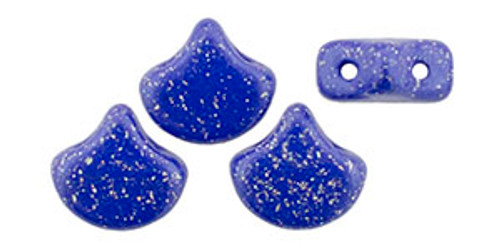 Ginkgo Leaf Bead - Stardance - Navy Blue