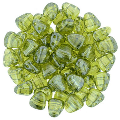 Matubo 2-Hole Nib-Bit - #L5023 Olivine Luster