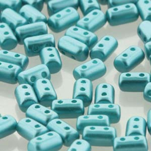 Rulla Two-Holed Beads - Pastel Emerald