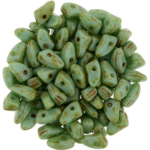 Prong - #T6313 Turquoise Opaque Picasso