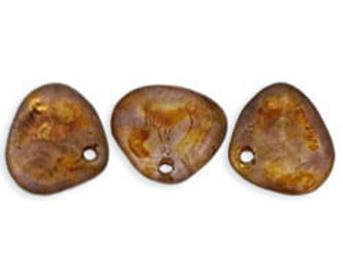 Rose Petals 8mm - Crystal Copper Picasso