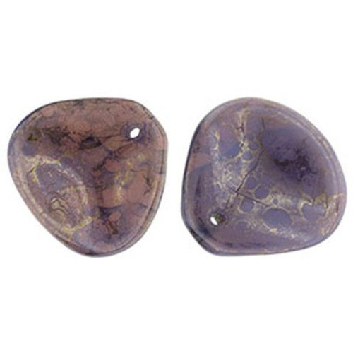 Rose Petals 14mm - Milky Amethyst Moon Dust Rose Petals 14mm - Milky Amethyst Moon Dust