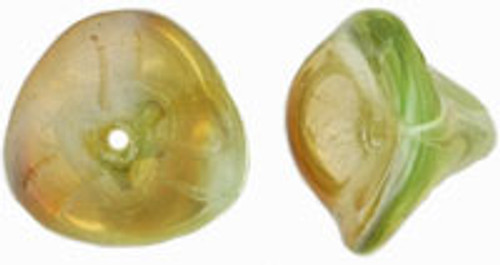 Three Petal Flowers - Chrysolite Celsian