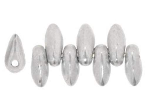 2.5x6mm Mini Dagger - #K0170 Silver Metallic Matte
