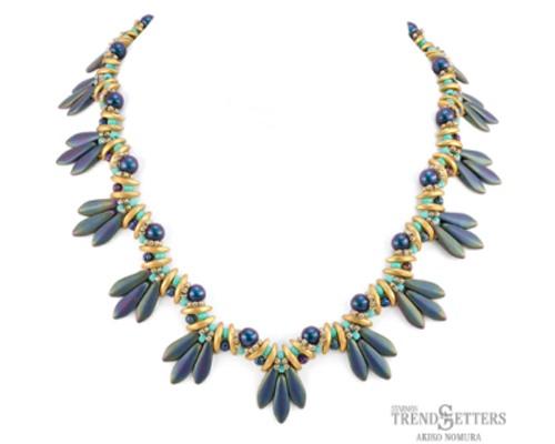 Bird's Tail Necklace by A. Nomura: Starman's Trendsetter Pattern