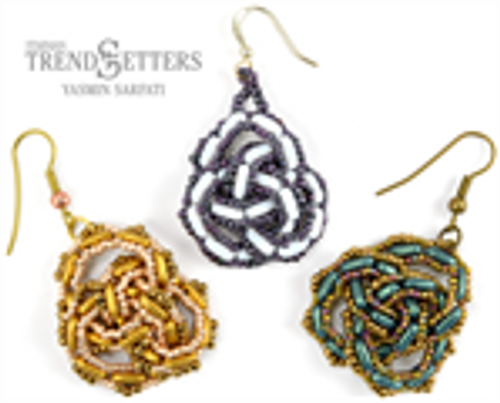 Celtic Knot Earrings by Y.Sarfati: Starman's Trendsetter Pattern